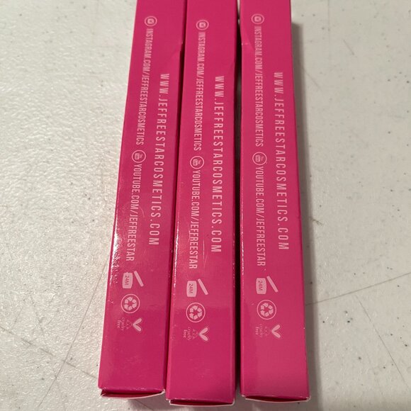 JEFFREE STAR VELOUR LIP LINER PENCIL - 3 PACK - NEW - Picture 4 of 4